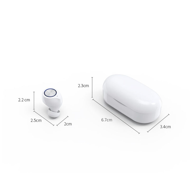 TWS Bluetooth fülhallgató TW60 HD hangminőség Mini kialakítás Érintéses működés